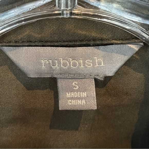 Rubbish brand Army Green Utility Jacket Coat. Womens size small - Picture 7 of 8